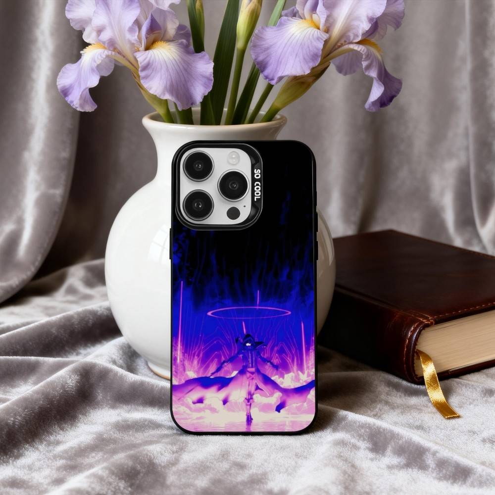 Manga The E-Eminence in S-Shadow Phone Case For iPhone17,16,15,14,13,12,11 Plus,Pro Max Candy Silver Plated Inside Cover