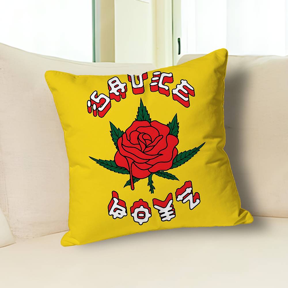 E-Eladio C-Carrion Sauce Boyz Pillow Cases for Bedroom Living Room Sofa Home Decor Polyester Cushion Cover with Zipper