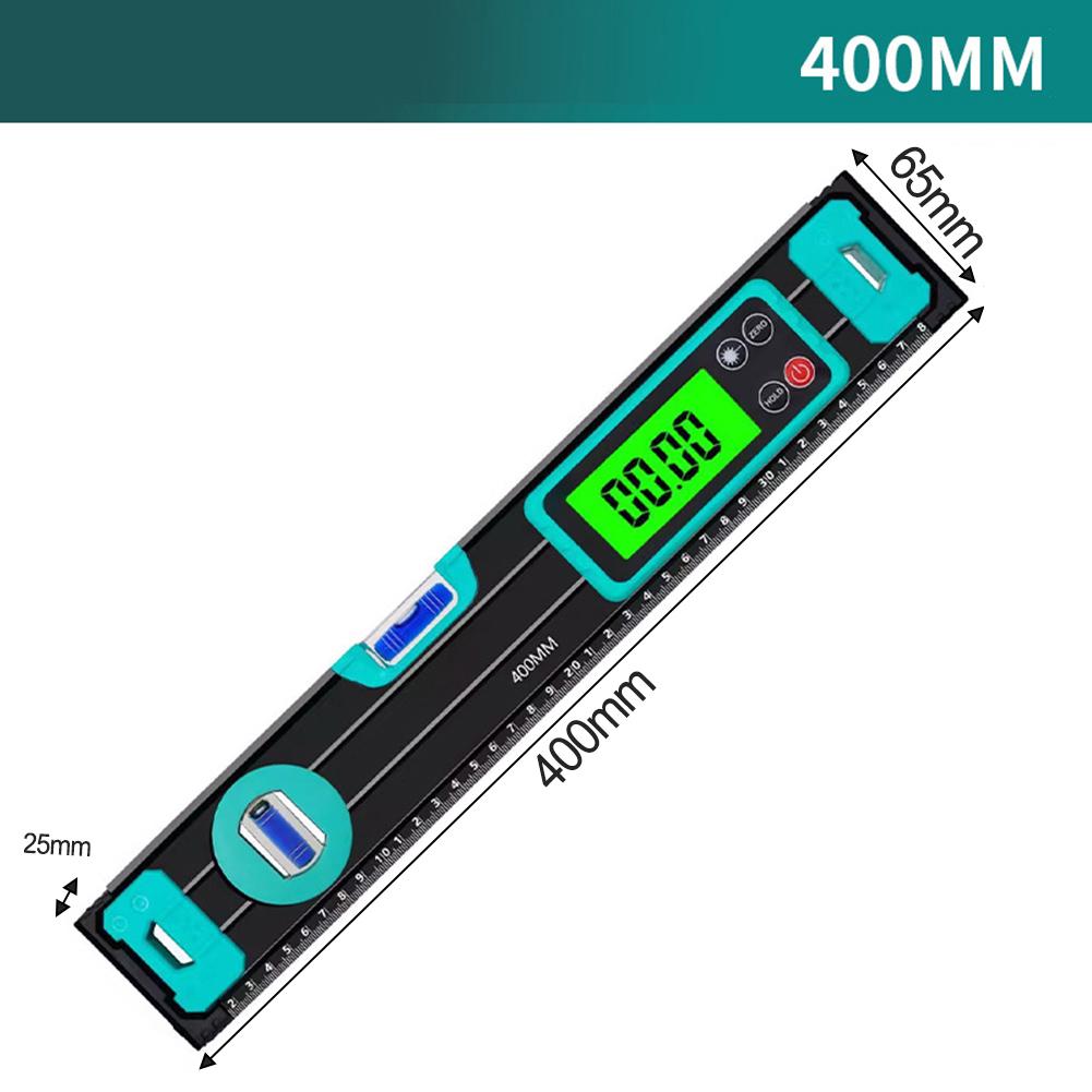 200/300/400mm Electronic Digital LCD Display Level Ruler  Angle Meter Digital Display Levels With Sound Alerts