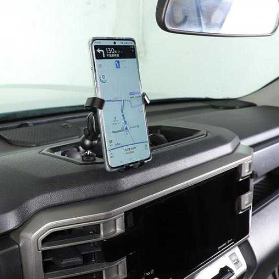 Dash Tray Mount Phone Holder with Storage Box For Toyota Tundra -24