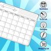 Whiteboard Magnetic Calendars For Refrigerator Family Notepad Daily Planner