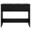 Cosmetic Table with Mirror Black Oak Effect 100 x 45 x 76 cm