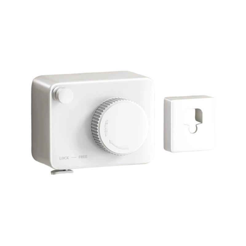 

Space Saving Retractable Clothes Drying Line 14ft Anti Sagging Stainless Steel Wall Mounted Laundry Rope Square білий