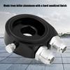 M20 X 1.5 Aluminum Oil Filter Cooler   Plate Adapter 1/8 NPT Oil Cooler Kit Silver