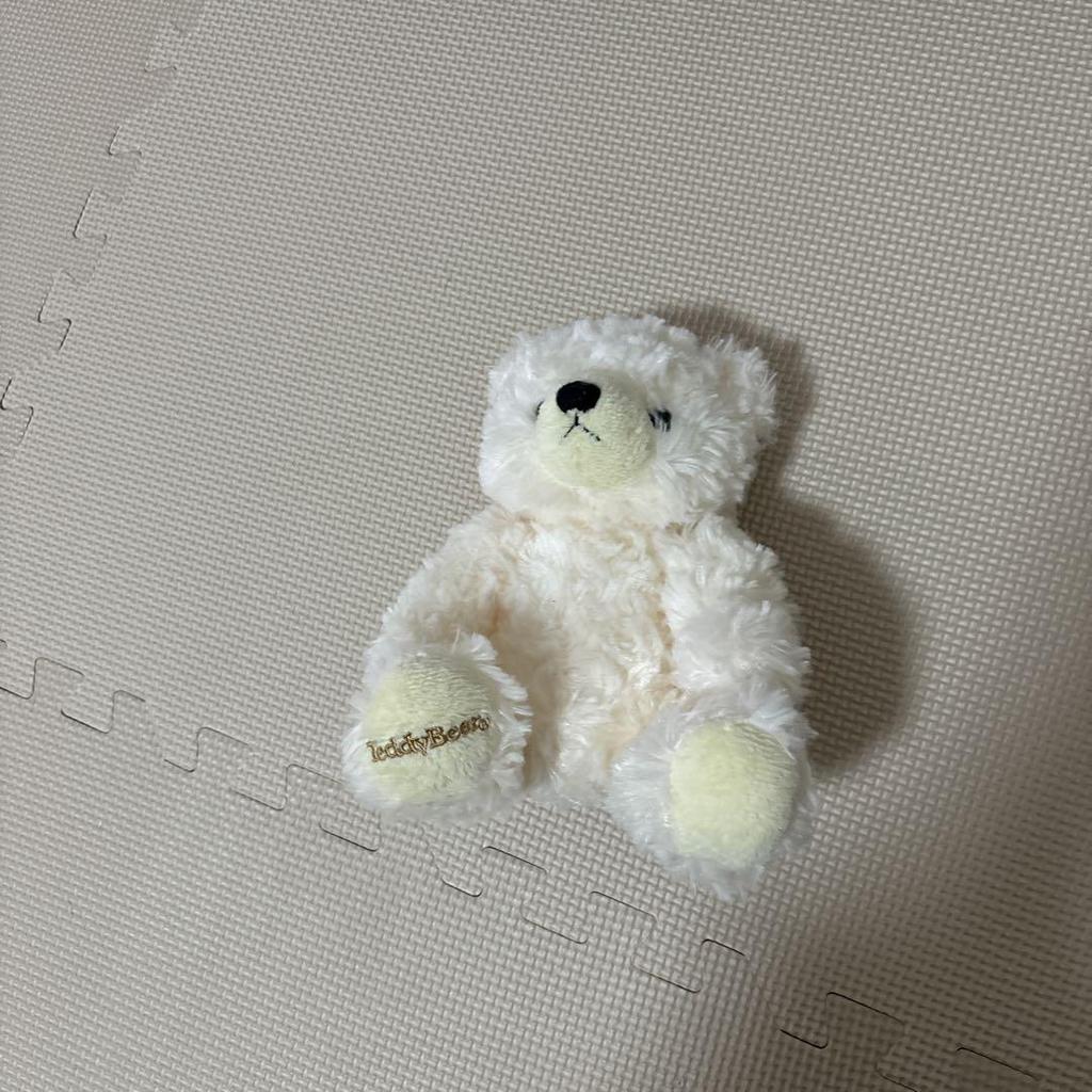 [USED] Limited-time offer! Off-white teddy bear, plush toy, Valentine's Day gift.