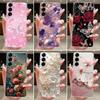 For Samsung Galaxy A17 4G 2025 Case Clear Beautiful Butterfly Flowers Printed Soft Silicone Cover For Samsung A17 A 17 5G Cases