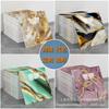 Waterproof Marble-Style Self-Adhesive Tile Sticker, 30x30cm, for Moisture-Proof Wall Renovation and Decoration.