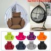 Swing Hanging Egg Rattan Chair Outdoor Garden Patio Hammock Stand Porch Cushions Hanging Chair Waist Hanging Chair Cushion
