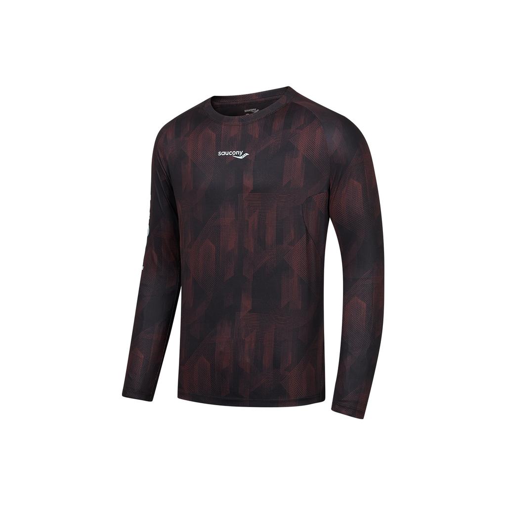 SAUCONY Soft Versatile Crew Neck Long Sleeve T-Shirt Unisex Tops SA2250LT95T-PR222