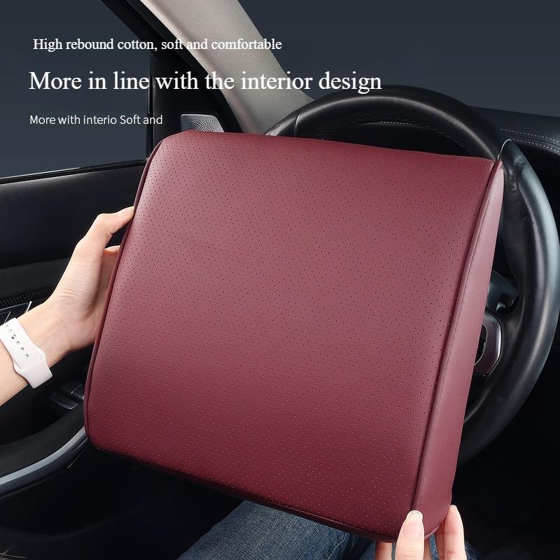 Car Lumbar Support Cushion Driver Seat Backrest Waist Protector Comfortable Support for Long Drive Office Chair Aid