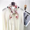 Cherry Girl Autumn/Winter Korean Style Real Silk & Wool Scarf - Warm Medium Square Shawl