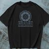 Maglietta con Logo Aperture Science, T-shirt da Gioco Portal, Abbigliamento Scientifico Retrò