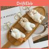Cute Animal Plush Keyring With Short Pile Polyester For Children Gifts