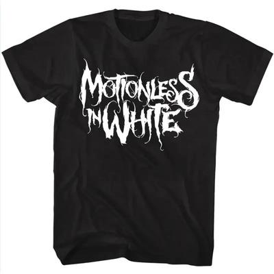 Motionless In White Gothic Metal Band Logo T Shirt Full Size Fan New