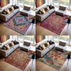 Vintage Bohemian Style Carpets Area Rug Living Room Rugs Indoor Floor Mat for Bedroom Under Dining Table Home Office Decor Rug