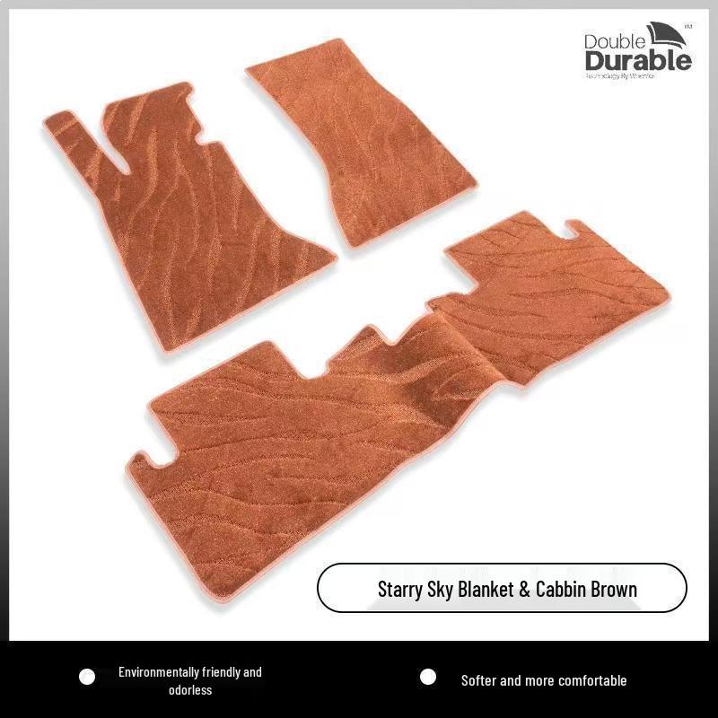 Starry Sky Imitation Wool Car Floor Mats for BMW, Mercedes-Benz, Volkswagen - High-End, Silent Carpet-Style Mat