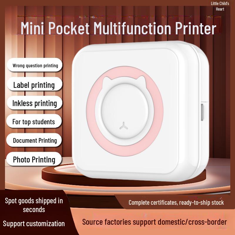 Wireless Portable Mini Photo Printer for Mobile Devices