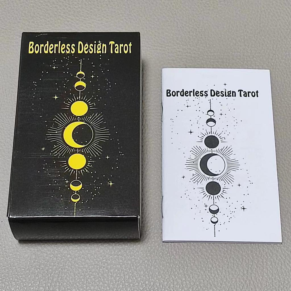 10,3 * 6 cm randloses Design Tarot 78 Karten mit Leitfaden für Anfänger
