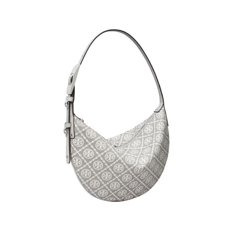 Tory Burch T Monogram Small Crescent Shoulder Bag