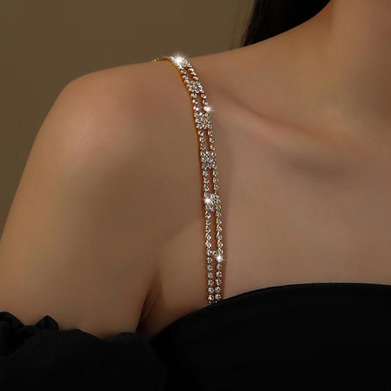 Shoulder Straps  Underwear Straps Metal Bra Straps Non-Slip Sexy Invisible Cool Women Bra Strap For Decor