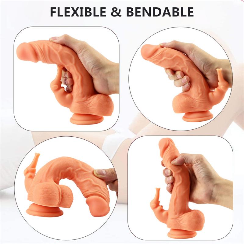 G-spot Stimulation Sex Toys Masturbation Device Female Dildo Penis Double Silicone Dildo