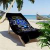 The Blues logo Print Beach Towel, Large Soft Quick Dry Towel for Beach Camping Swimming