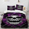 3D Gothic Horror Skull Cartoon Comforter Bedding Set,Duvet Cover Bed Set Quilt Cover Pillowcase,King Queen Size Bedding Set Gift