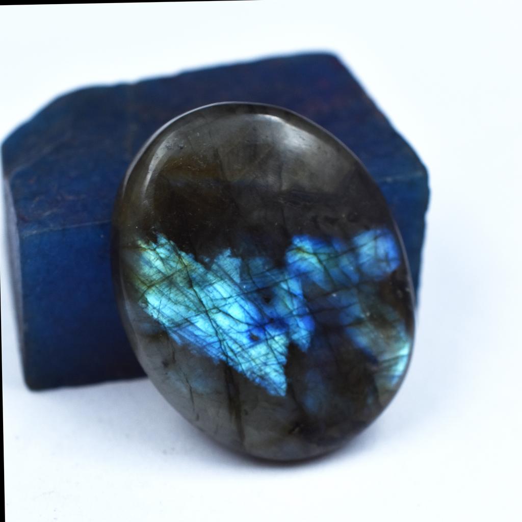 Oval Shape Labradorite 185.20 Carat Natural   Loose Gemstone