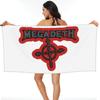 Megadeths Logo Beach Towel Soft Microfiber Quick Dry Absorbent Quick Towels For Bath