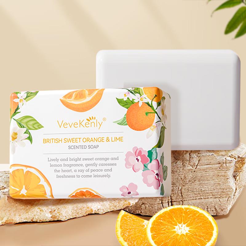 VEVEKENLY Sweet Orange & Lime Scented Soap