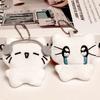 Bag Hanging Earphones Cat Pendant Funny Key Ring Bag Hanging Sad Cat Doll Keychain  Friendship