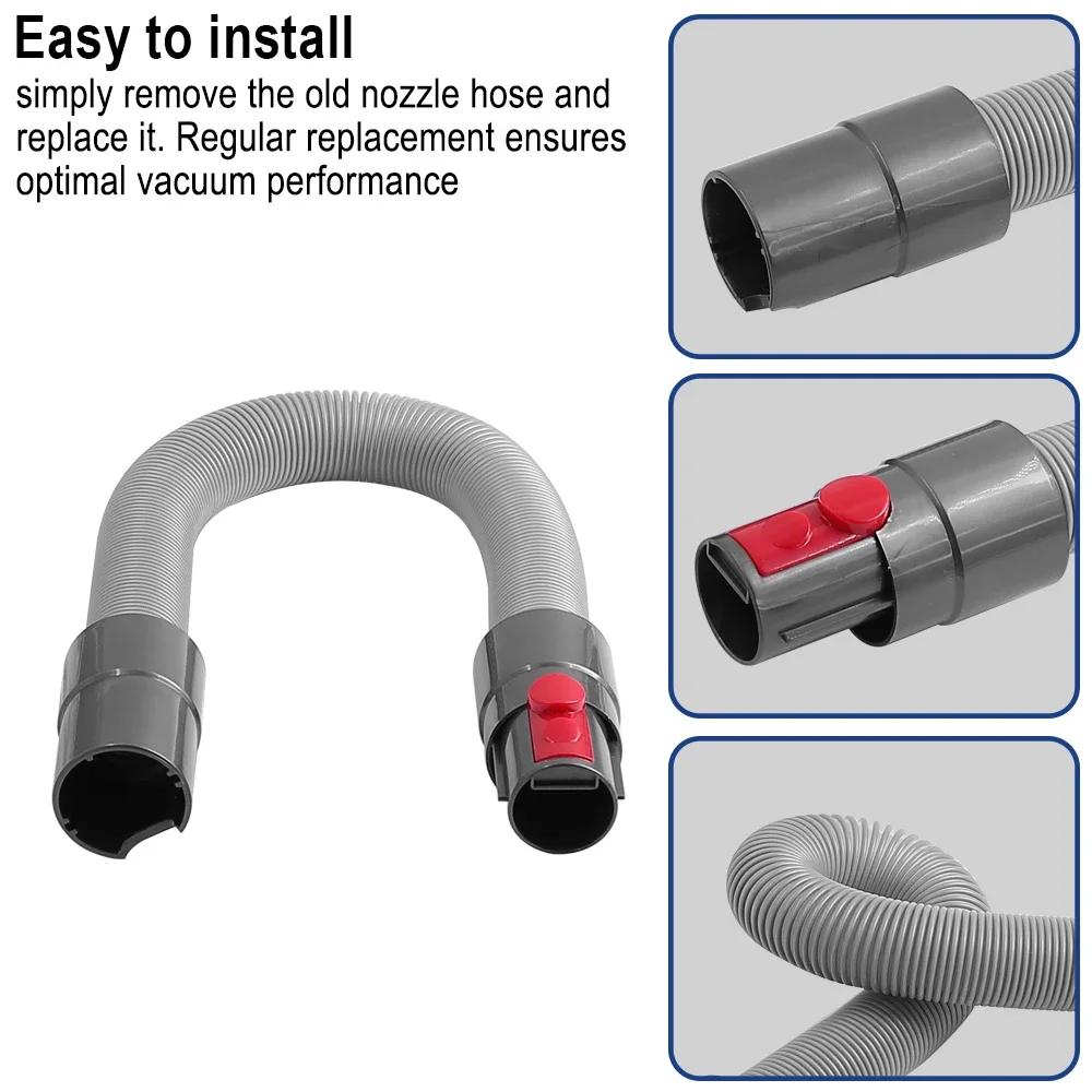 Extension Hose Flexible Crevice Tool For Dyson V7 V8 V10 V11 V12 V15 Flat Suction Nozzle Head Vacuum Cleaner Accessories