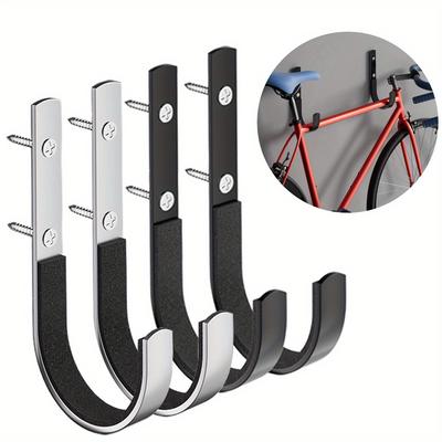 2 Piezas de Colgadores de Garaje Resistentes a la Corrosión Montados en la Pared para Colgar Estanterías de Bicicletas, Colgador Versátil de Utilidad para Decoración de Camas y Organización de Herramientas de Cable