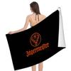 Jagermeisters Logo Bath Towel Microfiber Soft Water Absorbing Breathable For Girl Kids Decorative Cartoon Beach Towel