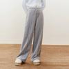LEDING Embroidered Drawstring Fleece Knit Pants