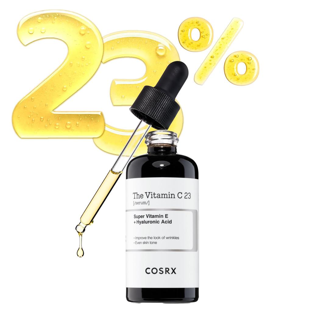 COSRX Vitamin C23 Raw Vitamin Vitamin Hyaluronic Pore Firming Pure Vitamin Sensitive Human COSRX Korean Cosmetics Serum, 20ml, C, Niacinamide, E,