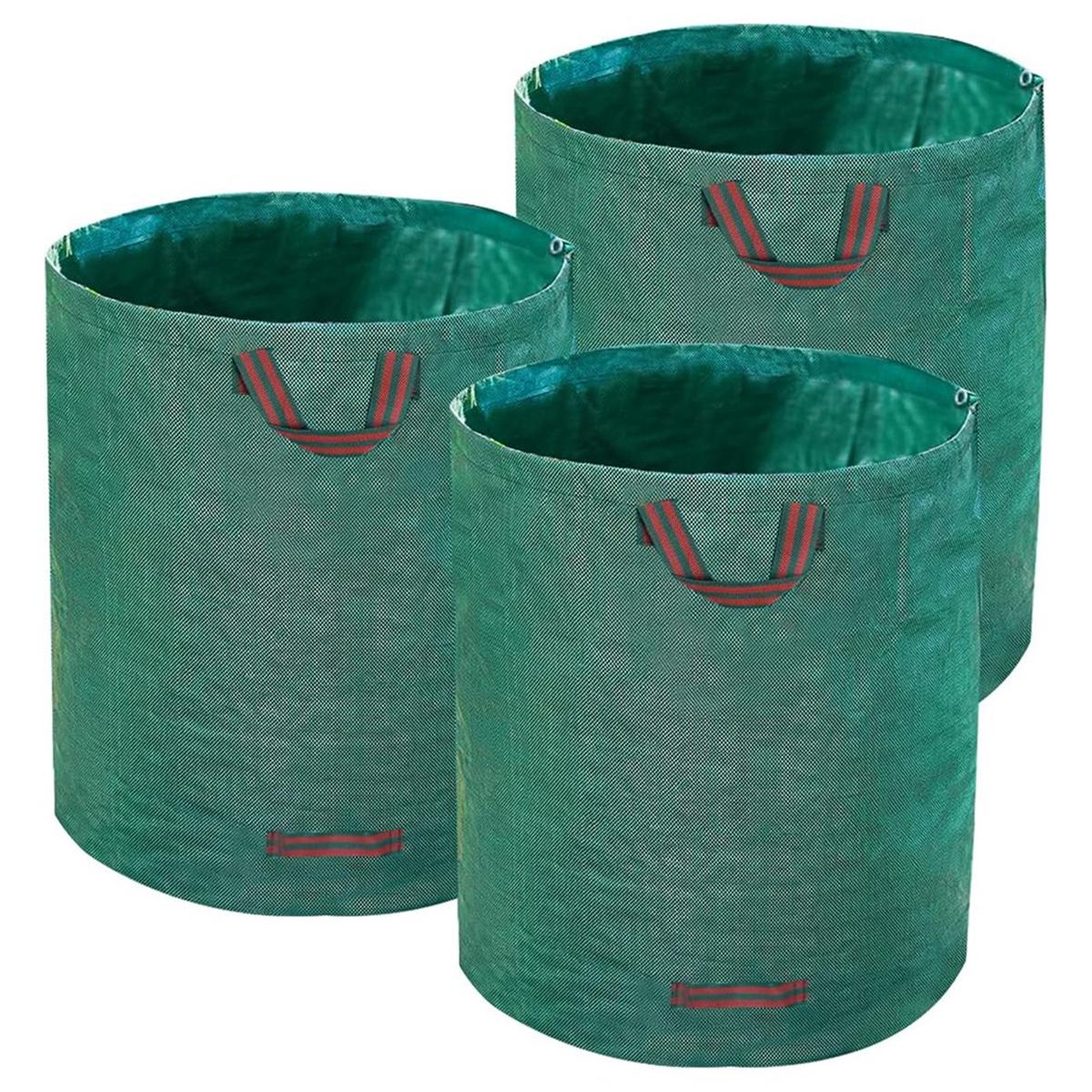 

2025+ 3 Packs 106 Gallon Reusable Yard Waste Bags, Leaf Bags with Handles,Extra Large Heavy Duty Gardens Waste Bags China Mainland