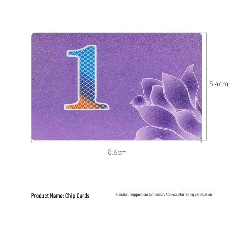Waterproof Double-Sided Mahjong Room Tokens – Wear-Resistant Thickened Chips/Vouchers