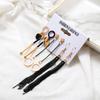 4 Pairs Women Fashion Irregular Fringed Earrings Set