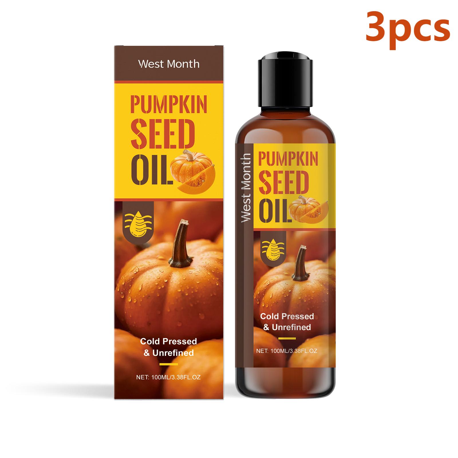 Pompoenpitolie Haargroei Producten Hoofdhuid Moisturizer Diepe Hydratatie Gezichtsverzorging Lichaamsversteviging Biologische Koudgeperste Pompoenolie 100ml
