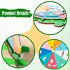 99 Multiplication Table Wooden Turntable Math Educational Toy Cute Frog Shaped Wood for