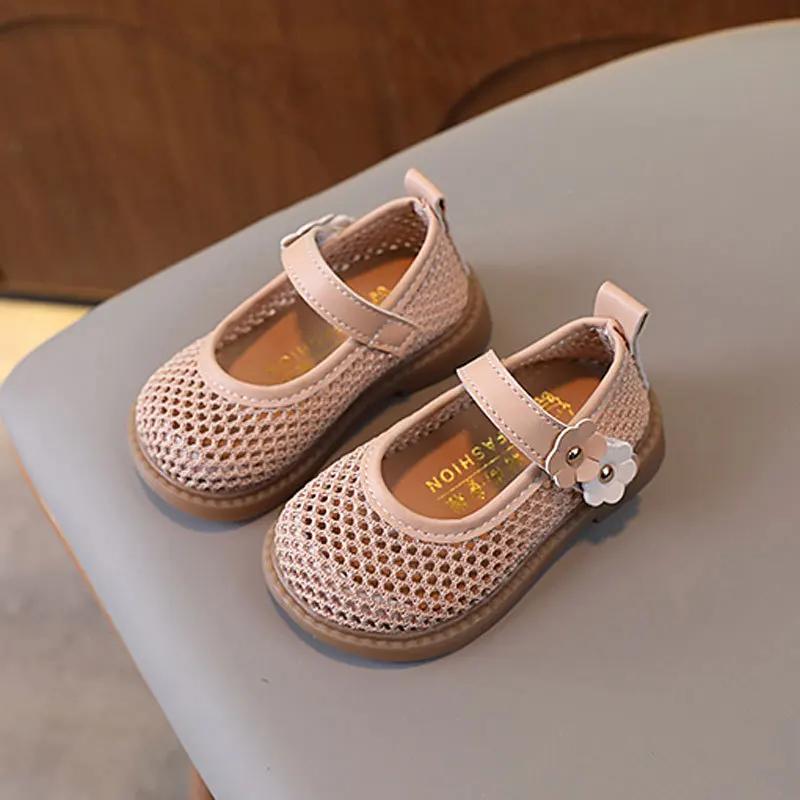 

Fashion First Walkers Casual Simple Baby Shoe New Summer Versatile Baby Girl Shoes Comfort Light Anti Slip Classic Sandals 2025 20insole14.2cm розовый