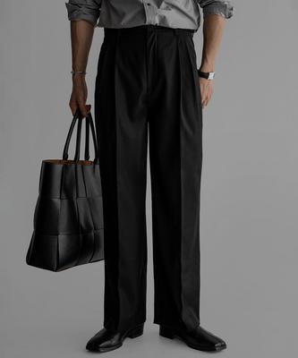 Baulopeulodeogteu Tr Tabe Wide Slacks [Black]