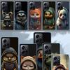 Monkey Frog Pig Cow Bird Cat Animal Phone Case For Redmi Note 14 15 Pro 5G 13 12 Pro Plus 11 11T 11E 11S 10 Pro 10S 9 9S Cover C