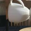 3D Resin Floating Coffee Cup Desk Decor Art Figurine - Cartoon Style Home Office Ornament Gift