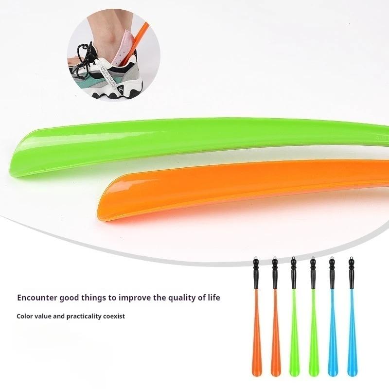 Neue Schuhanzieher mit langem Griff 47,5 cm Aufhängering Schuhanzieher Schwangere Ältere Schuhlöffel Faule Leute Schuhspatel 1 Stück