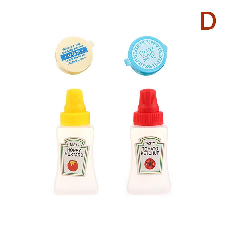 

4 шт. Бутылка для заправки Мини-бутылка для томатного салата Маленький контейнер для заправки Бутылка для хранения приправ Отдельная емкость для заправки