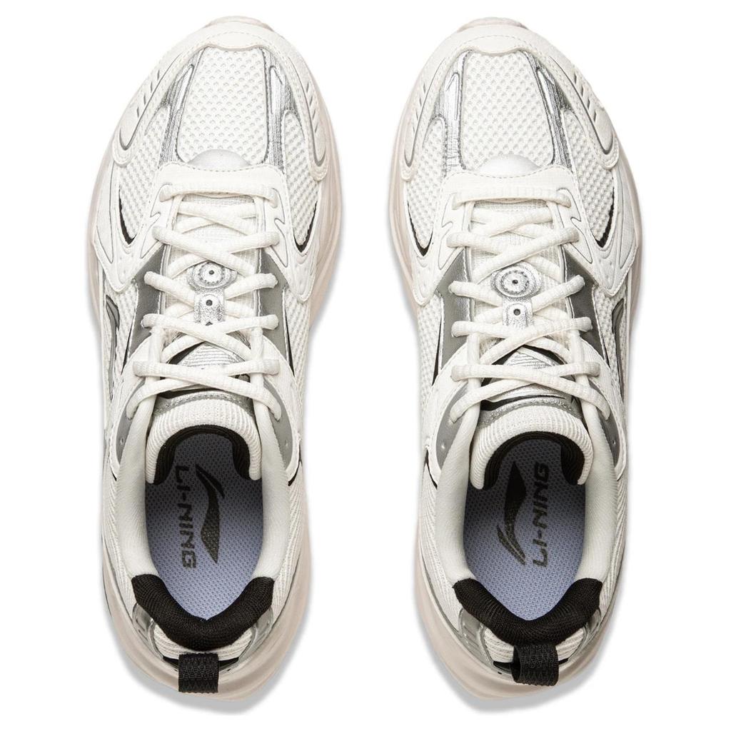 Li Ning Meteor 2K Retro Fashion Wszechstronne Gruba Podeszwa Amortyzacja Wstrząsów Antypoślizgowe Odporne na Zużycie Wsparcie Zwiększona Wysokość Niskie Buty Tata AGCU329-1