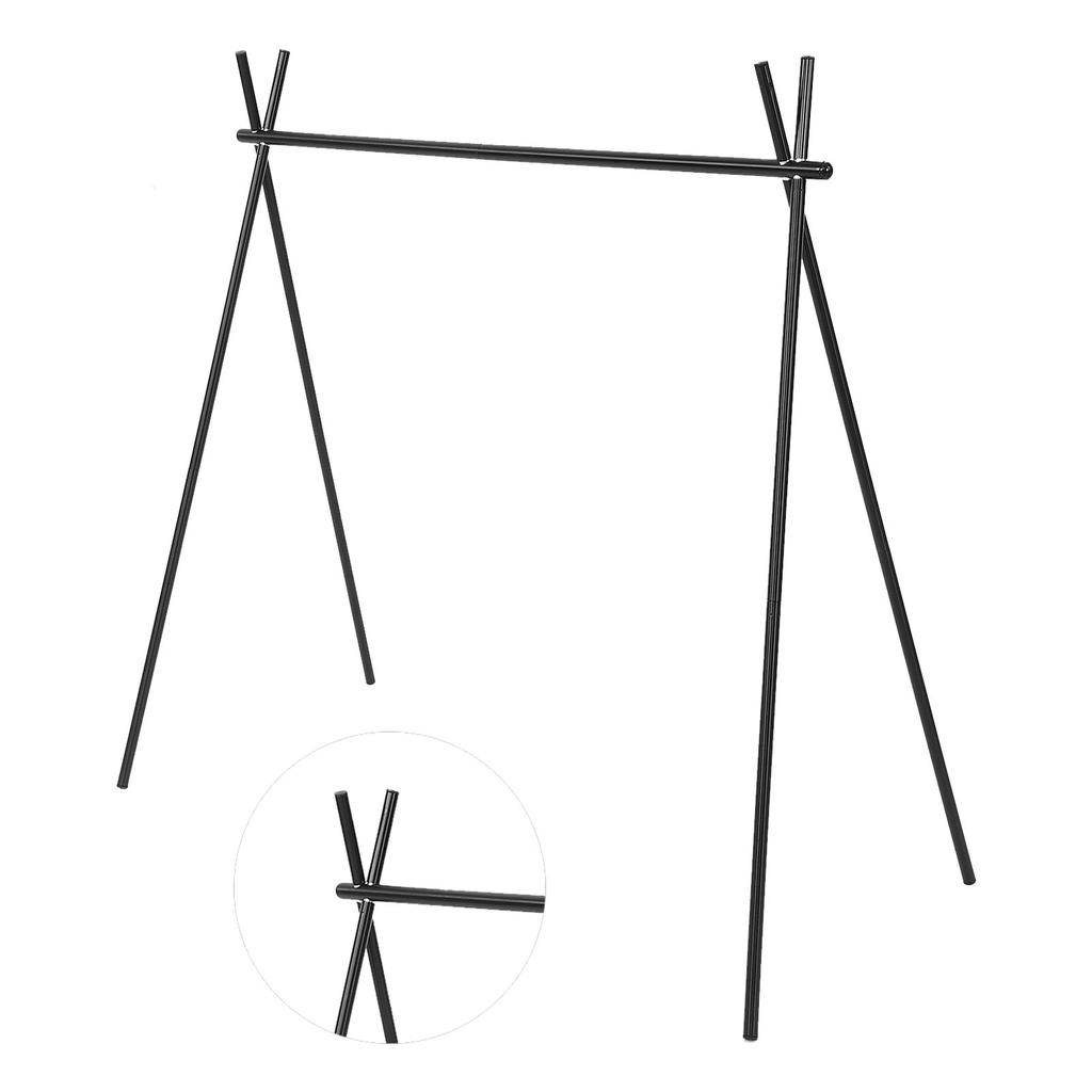 Hängeregal Schwarz Stativstruktur Faltbares Hängeregal mit Aufbewahrungstasche für Outdoor-Camping Reisen Picknick