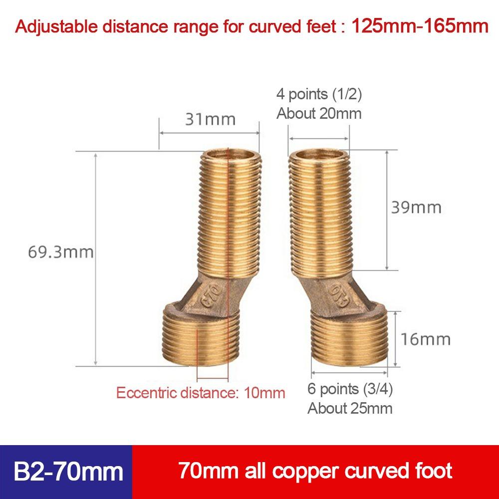 Lengthened Eccentric Screw Corner Angle Adjustment Connecting Accessories  Bathroom Hardware